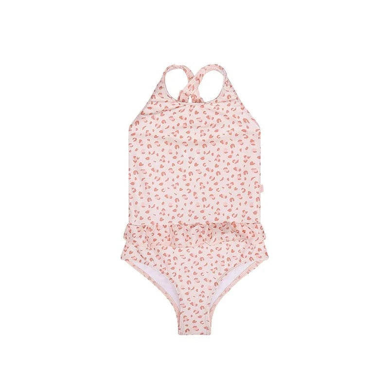 Costume intero kaki Leopard Swim Essentials