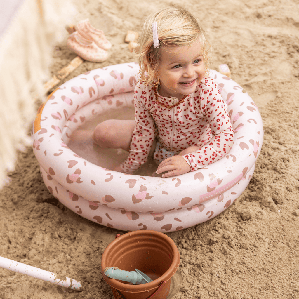 Piscina per bambini Rosa Leopardata - 60 cm Swim Essenzials